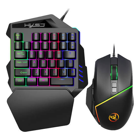 Jeqang Gaming Style Mini Keyboard & Mouse Combo