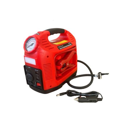 Rechargeable Portable Car Battery Starter With Air Compressor